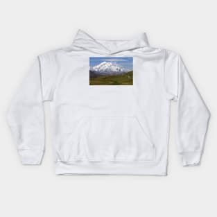 Mount Denali Vector Painting Kids Hoodie